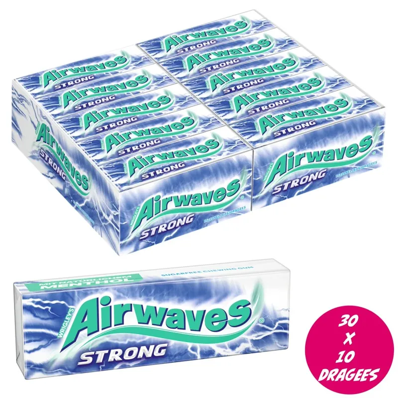Airwaves Strong 30 x 10 Dragees
