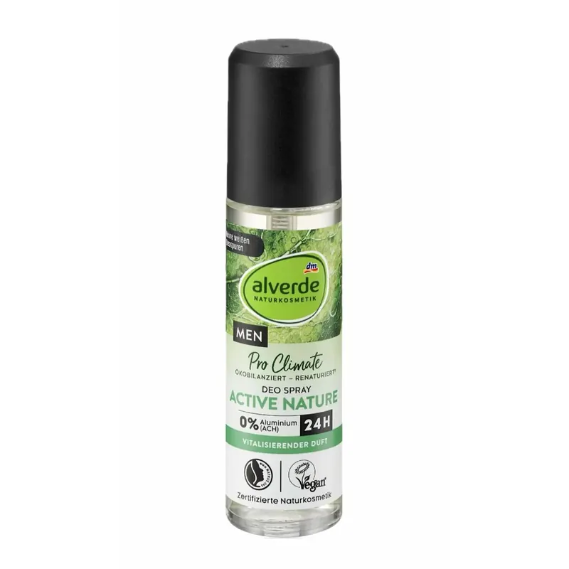 alverde MEN - Deo Zerstäuber Deodorant Active Nature 75 ml