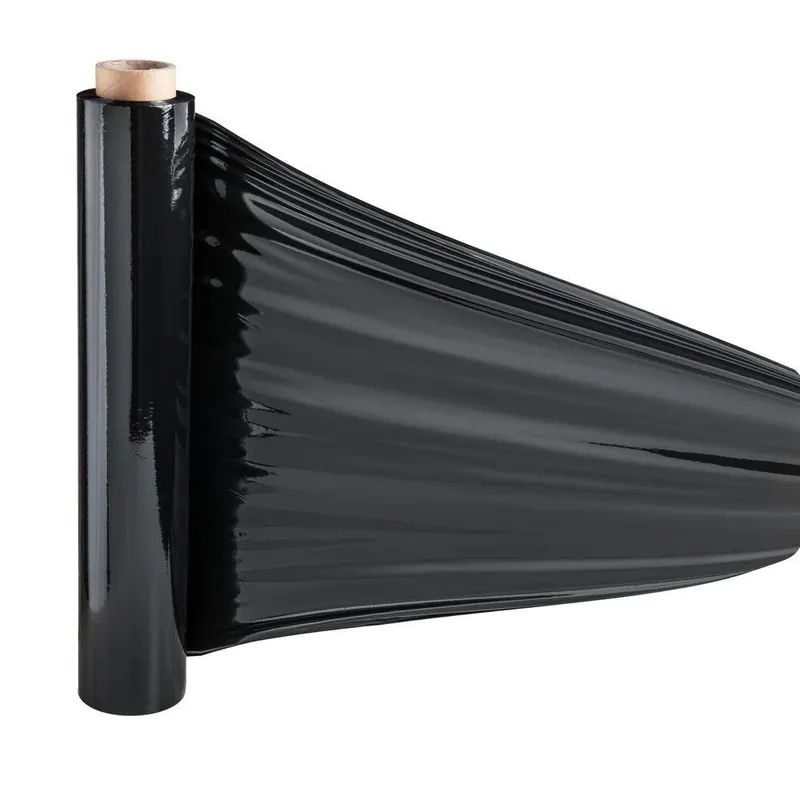 BAMI Stretchfolie, 50 cm x 180m, 23my, schwarz