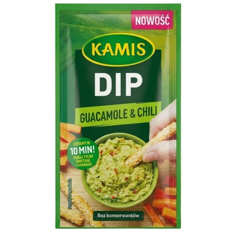 Dip guacamole & chili  20g Kamis