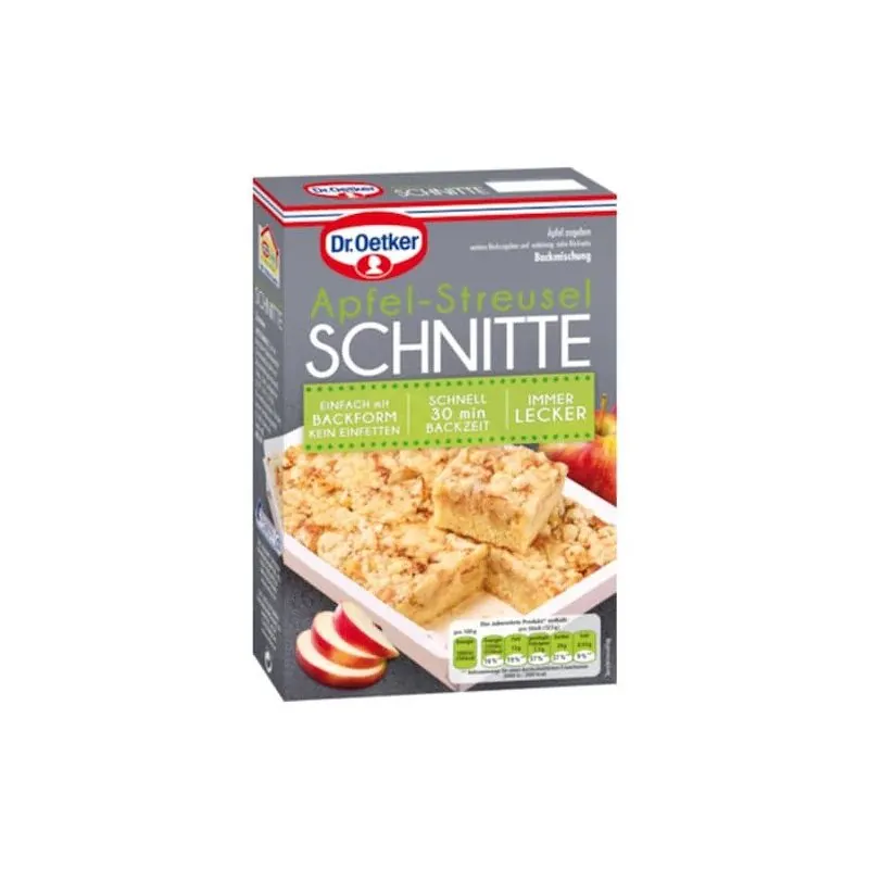 Dr. Oetker Apfel-Streusel Schnitte