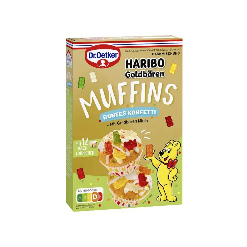 Dr. Oetker Backmischung Buntes Konfetti - Muffins
