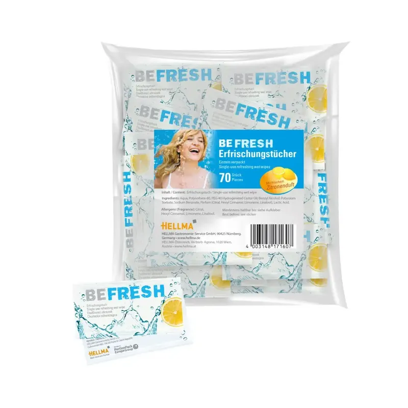 Hellma Be Fresh Erfrischungstücher 70 stk