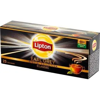 Herbata Earl Grey - Schwarzer Tee 25x1,5g Lipton
