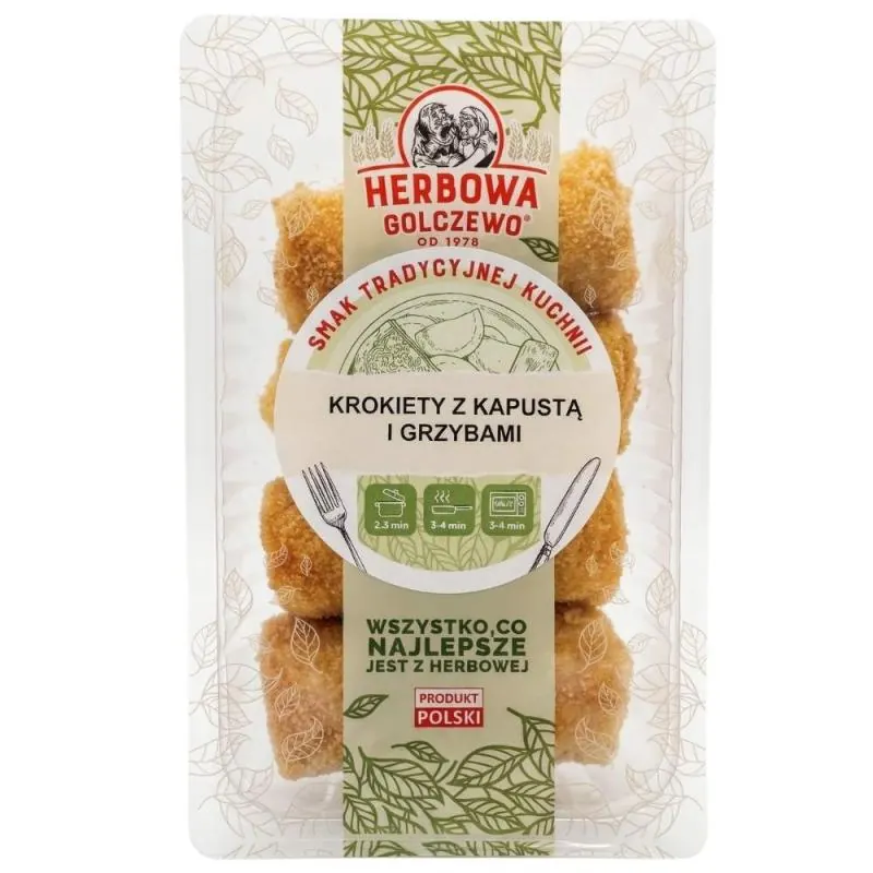 Herbowa Krokiety z grzybami 400g