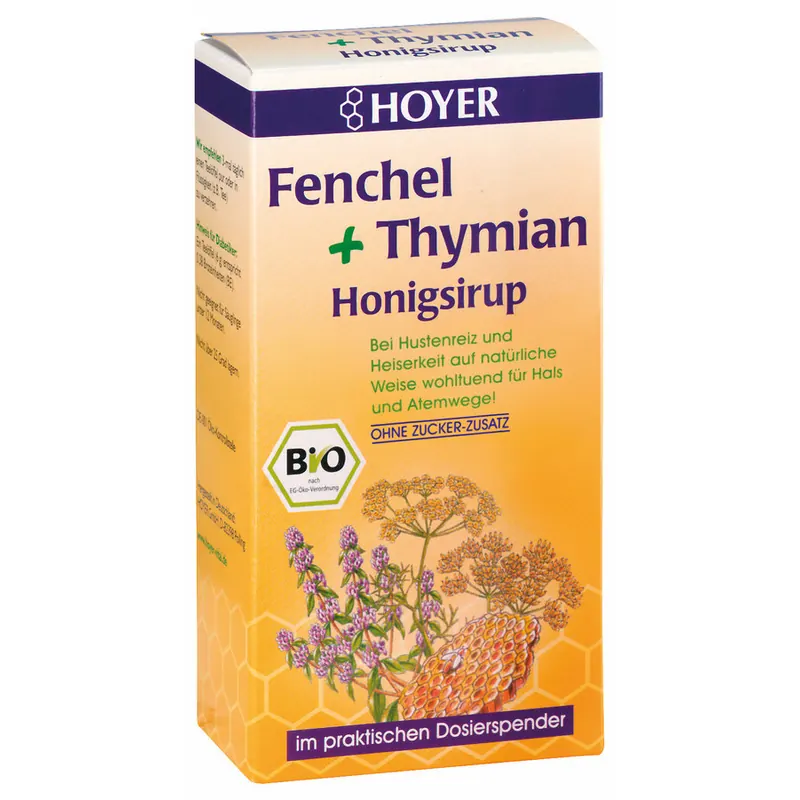 Hoyer Fenchel&Thymian Honigsirup 250g