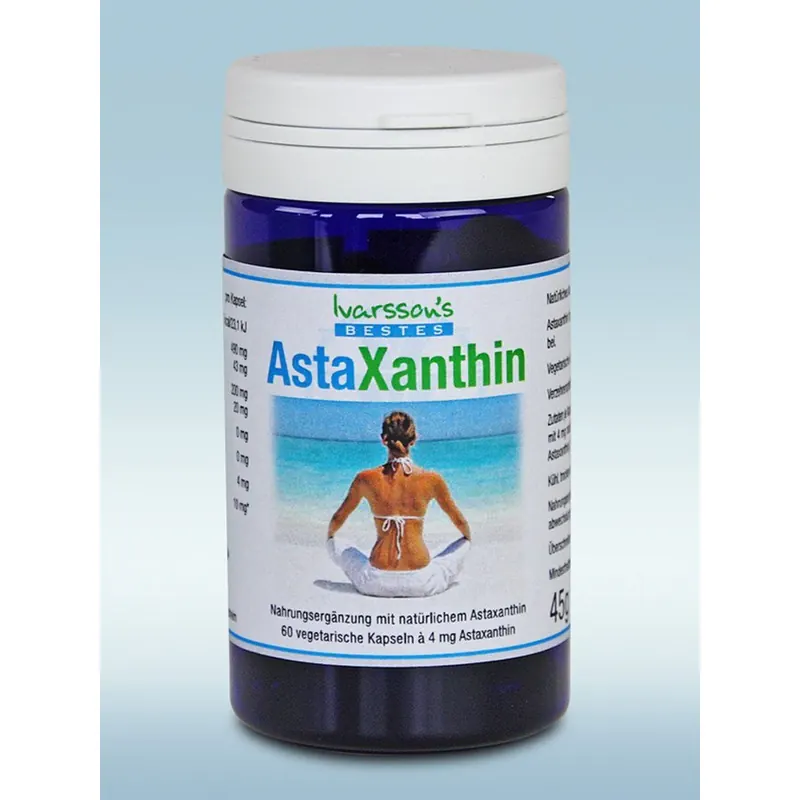 Ivarsson's Astaxanthin, 60 Vegi-Kaps á 4 mg 45g