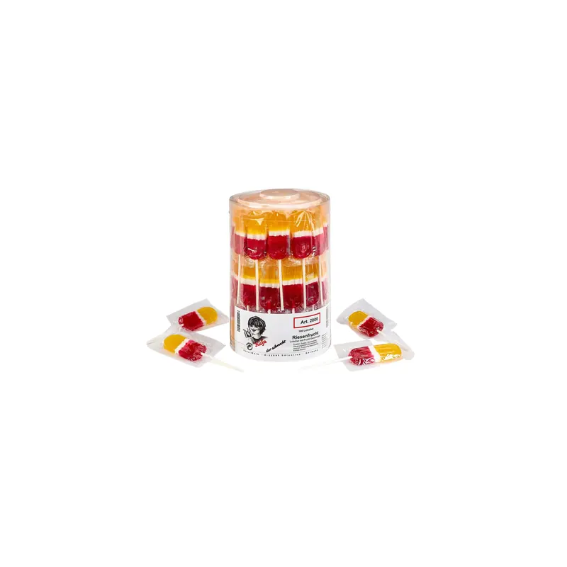 Küfa Riesen-Fruchtlutscher Dose 100 Lollys