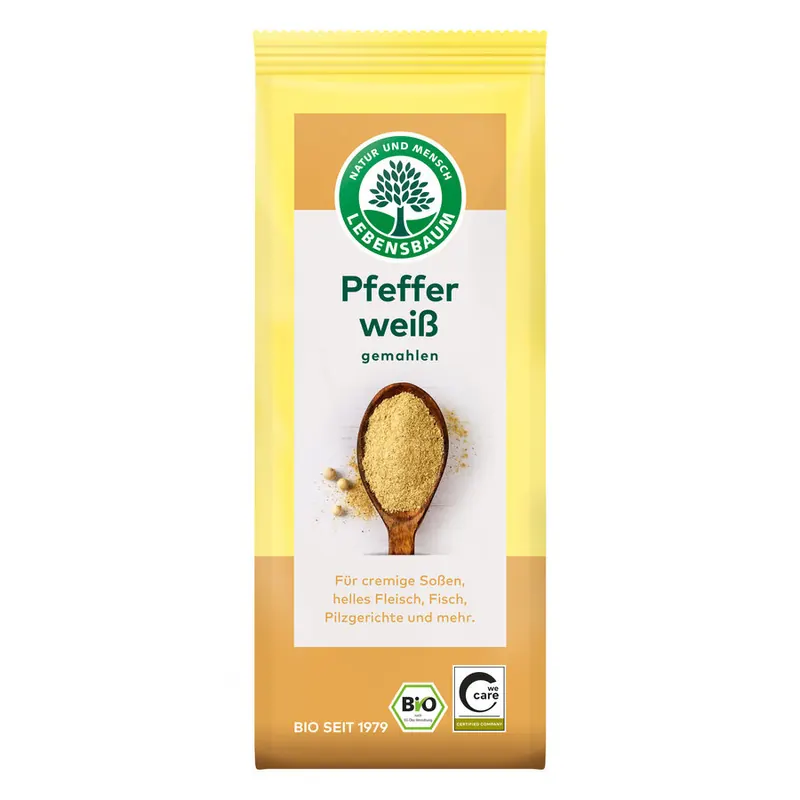 Lebensbaum Pfeffer weiß, gemahlen 50g