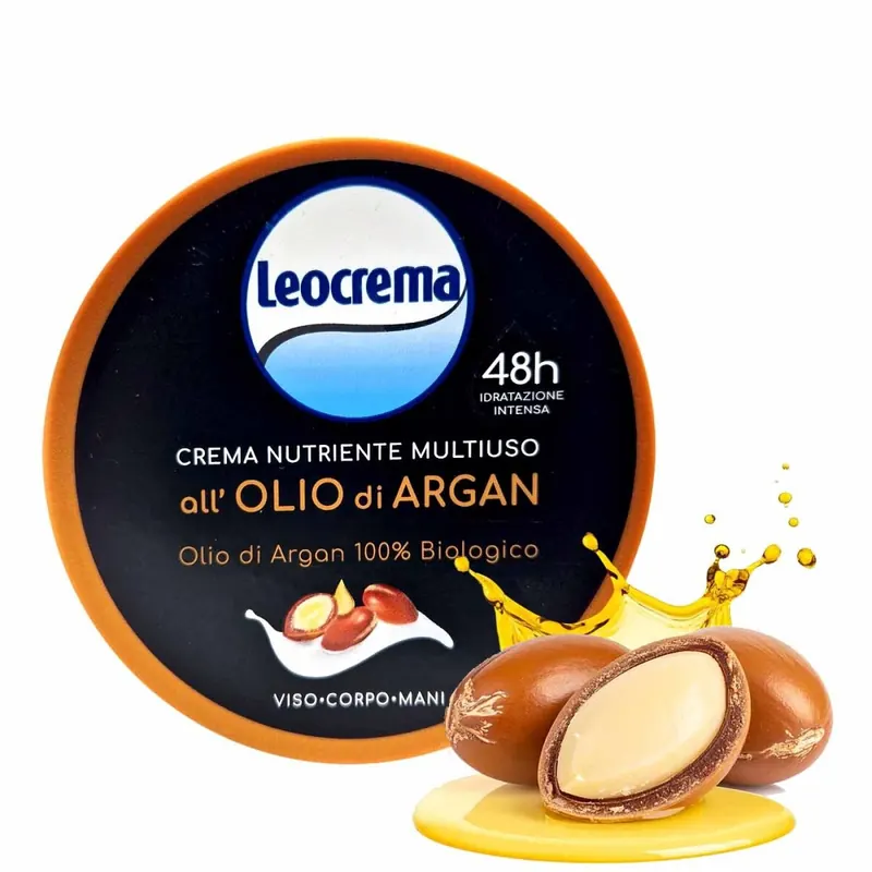 Leocrema Crema Multiuso all’Olio di Argan 150 ml