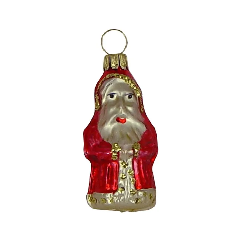Little Santa Claus in coat red 6 cm