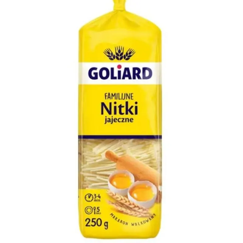 Makaron nitki jajeczne - Suppennudeln  250g Goliard