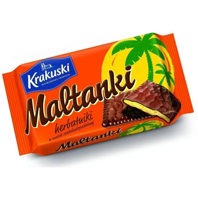 Maltanki Herbatniki w Czekoladzie 80g
