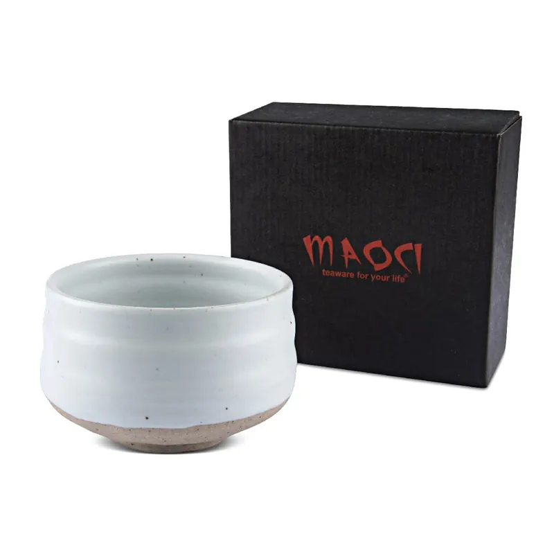 Maoci - Matcha-Schale 400ml hell Geschenkbox