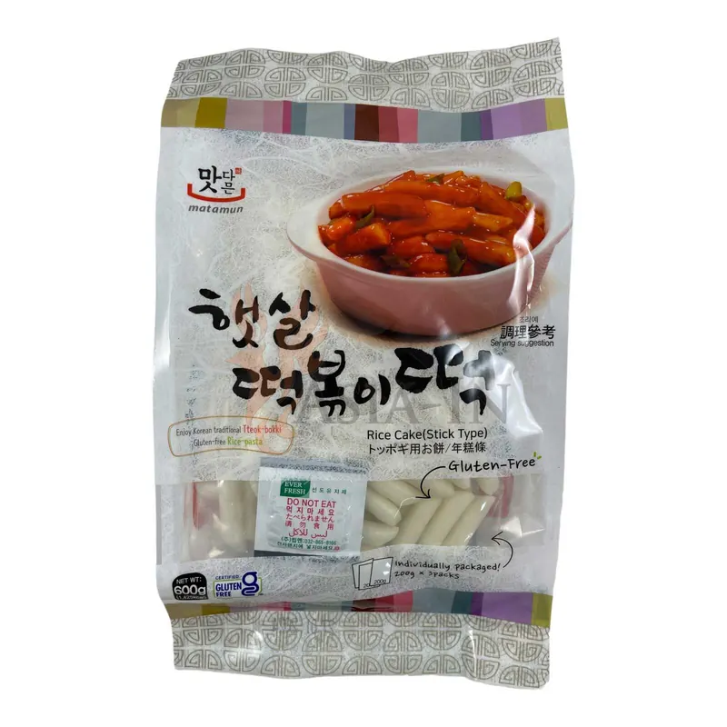 Matamun Tteokbokki Reiskuchen Sticks 600g