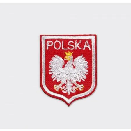 Naszywka Polska orzel lamowka - Polen Patch mit Adle