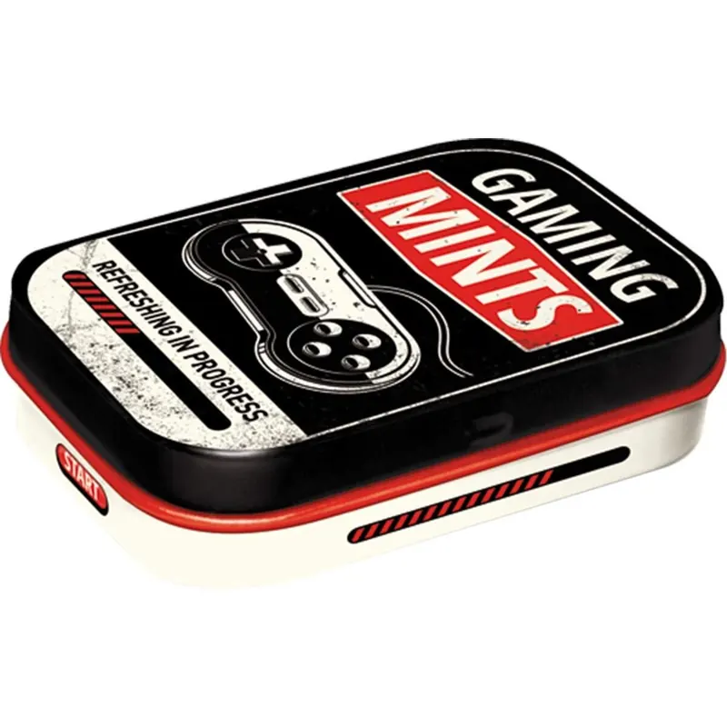 Nostalgic-Art - Pillbox - Attention - Gaming Mints