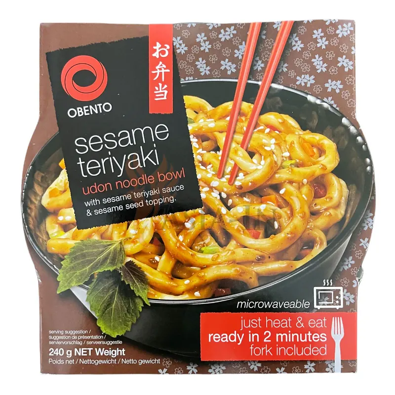Obento Teriyaki, Sesam Udonnudeln im Becher 240g