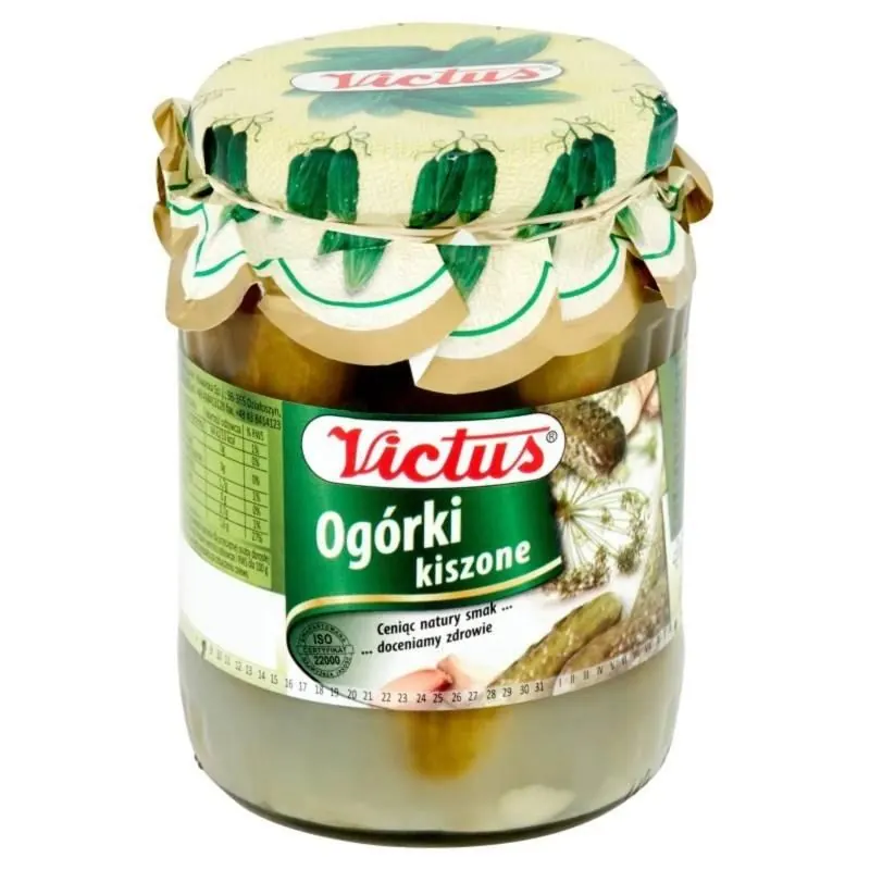Ogorki kiszone - Sauergurken 850g Victus