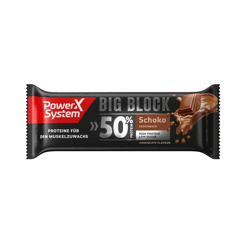 Power System Proteinriegel Big Block Schoko 100g