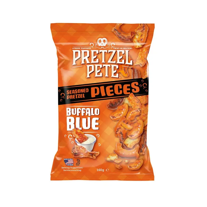 Pretzel Pieces Buffalo Blue 160g