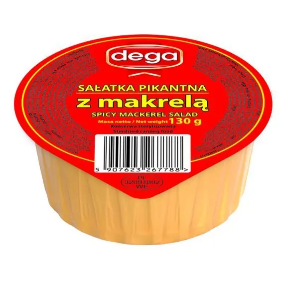Salatka pikantna z Makrela 130g Dega