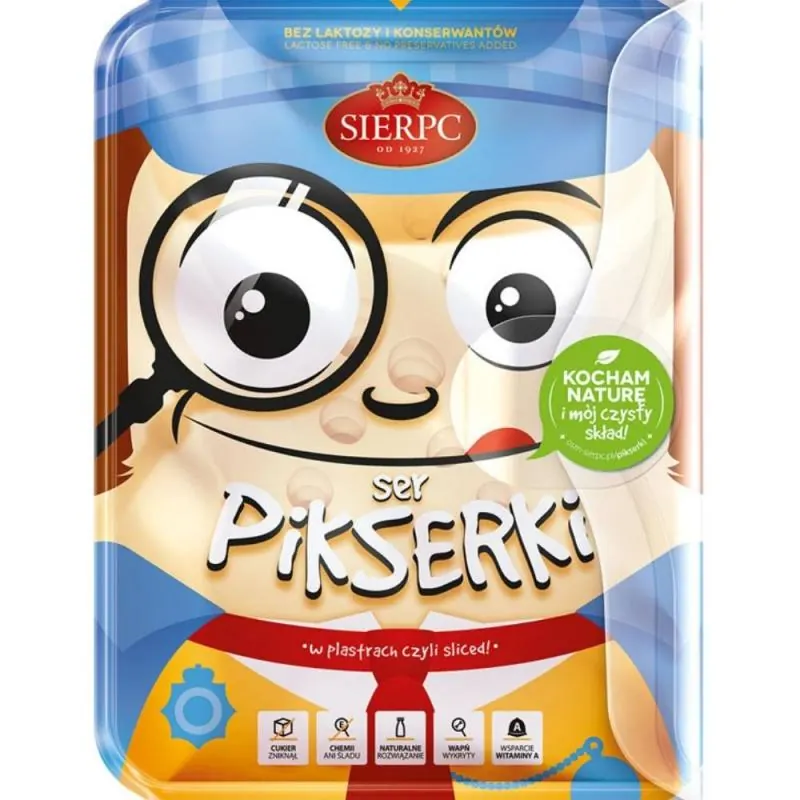 Ser w plastrach pikserki - Scheibenkäse 135g Sierpc