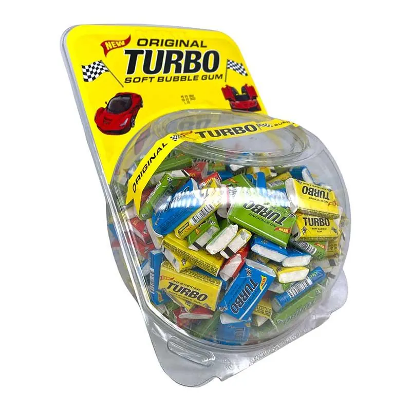 Turbo Soft Bubble Gum - Kaugummis 300 Stk. 1350g