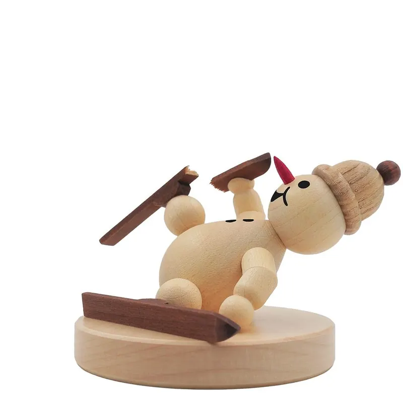 Wagner - Snowman Junior "Ski accident" on base - 6 cm