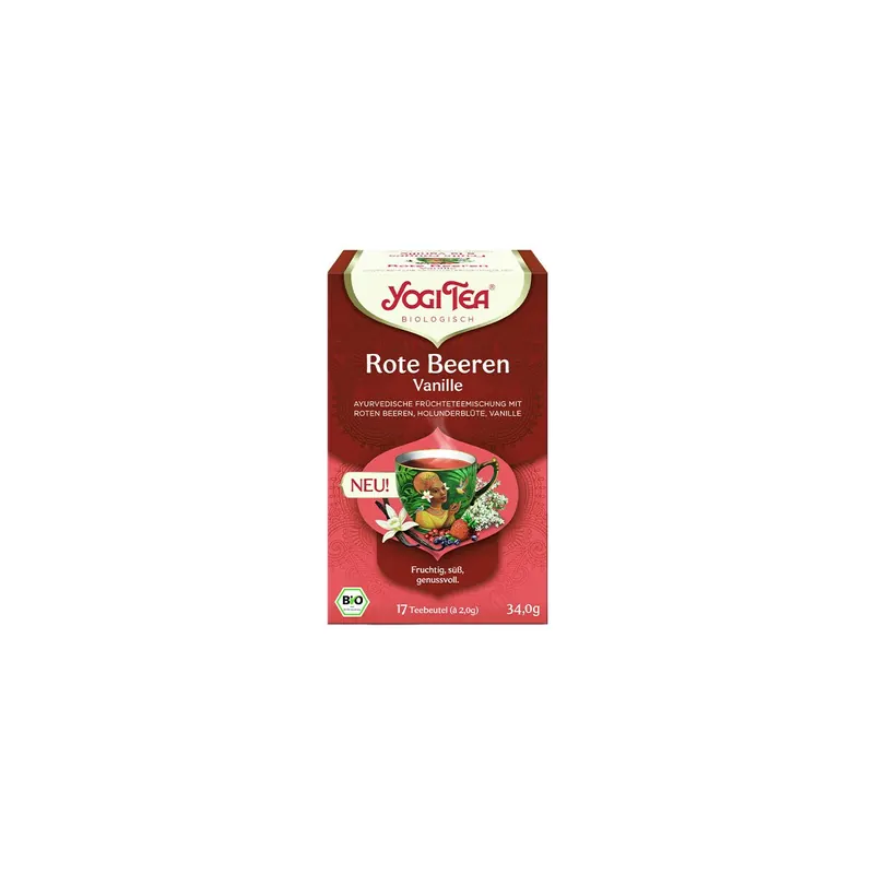 Yogi Tea Rote Beeren Vanille 34g