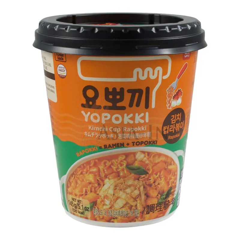 Yopokki – Kimchi Cup Rapokki - 145g